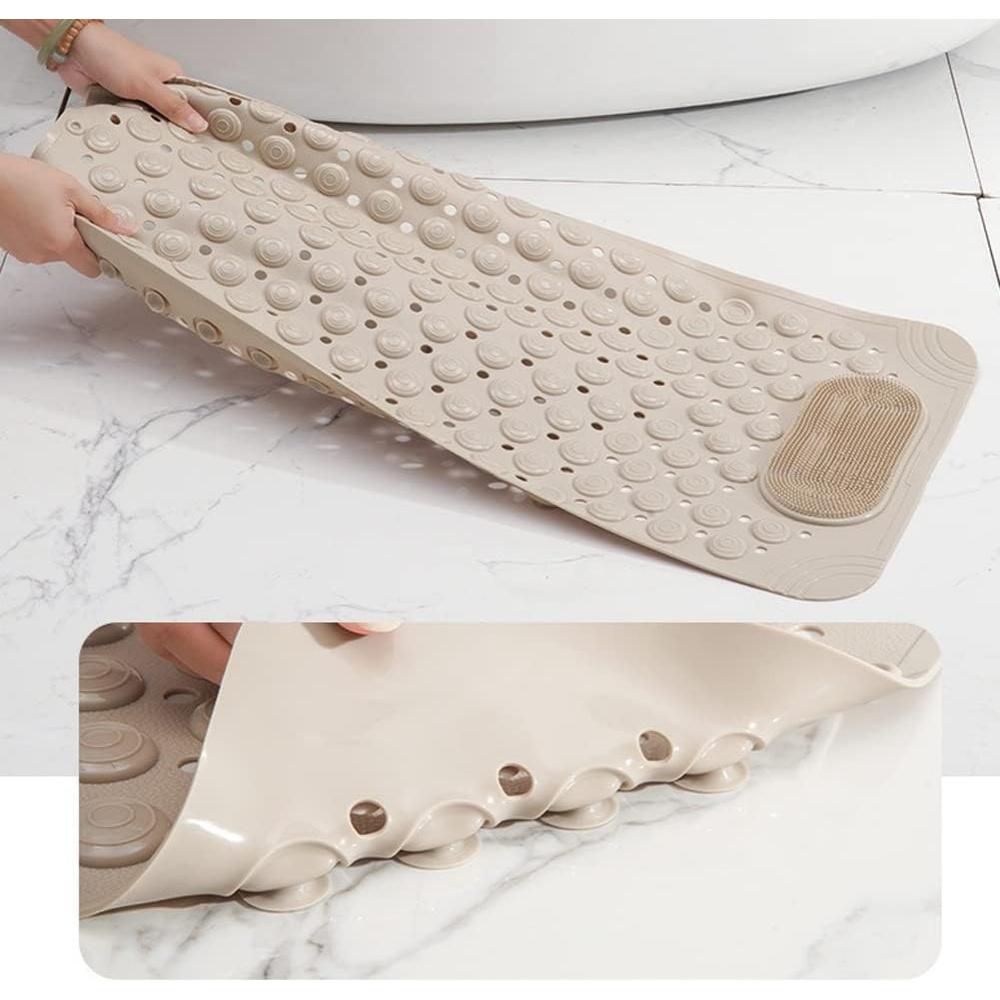 Mata pod prysznic Jakość hotelowa dla antypoślizgowej powierzchni Luksusowa antypoślizgowa mata łazienkowa z przyssawkami Dywanik łazienkowy