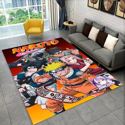 Anime N-Naruto Cartoon Itachi Carpet Rug for Playroom Bedroom Living Room Sofa Home Decor,kid Area Rug Non-slip Floor Mat Gift