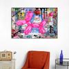 Balloon Dog Graffiti Pop Art Canvas Painting Cartoon Poster Prints Graffiti Puppy Abstract Street Wall Art Painting Home Decor