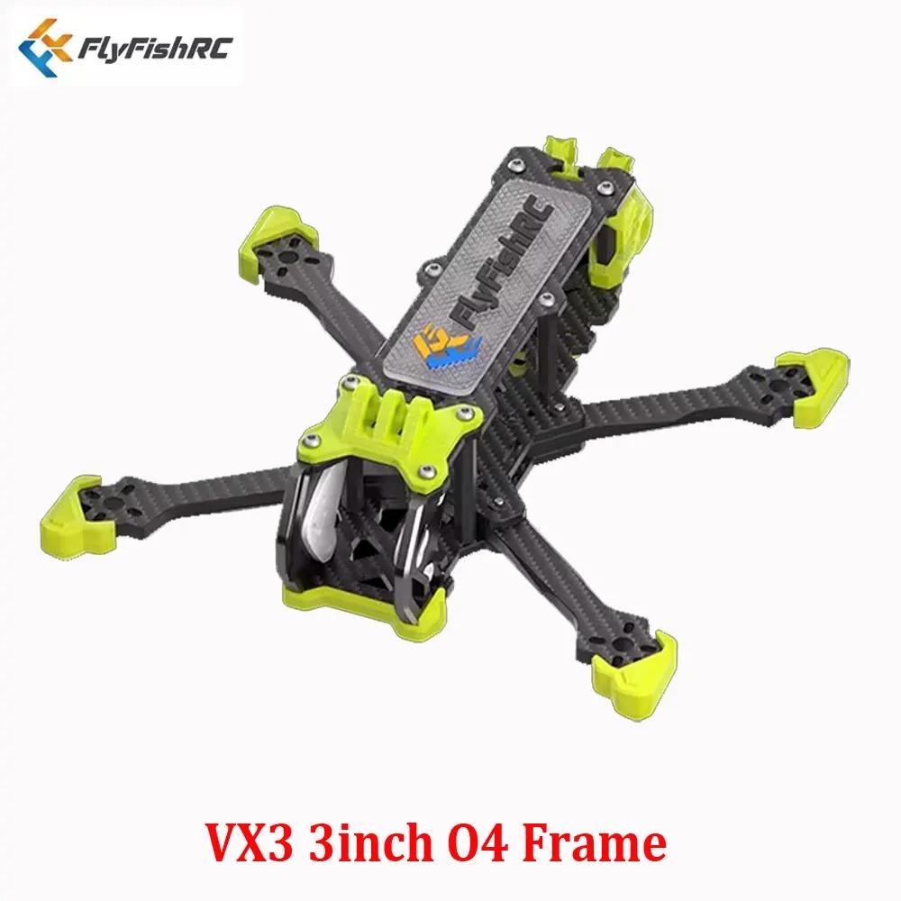 FlyFishRC Volador VX3/VX3.5 O4 FPV Frame – 3/3.5inch, for O4 Air Unit – FPV Freestyle Quads Kit