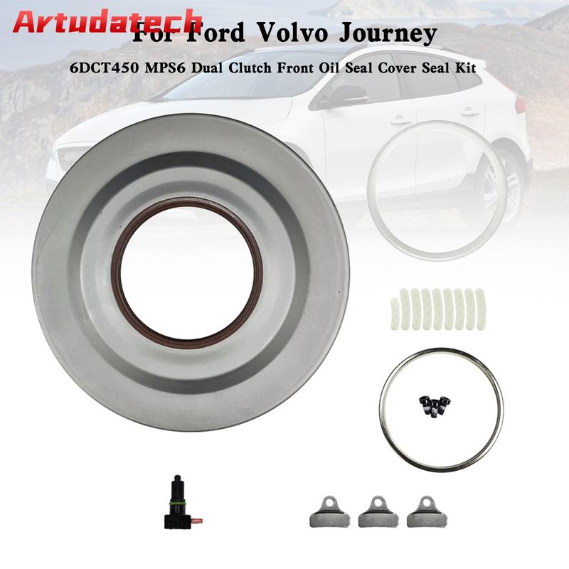 Artudatech 6DCT450 MPS6 Dual Clutch Front Oil Seal Cover Seal Kit For Ford Volvo Journey