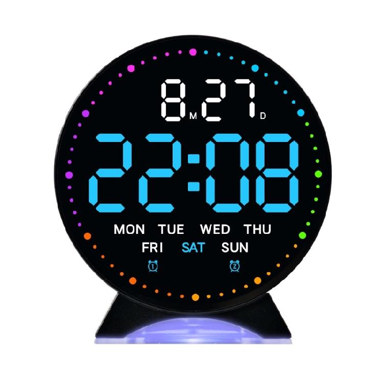Digital Alarm Clock for Bedroom Electric Desk Clock with Large Number Temperature USB Port Loud Alarm LED Digital Clock