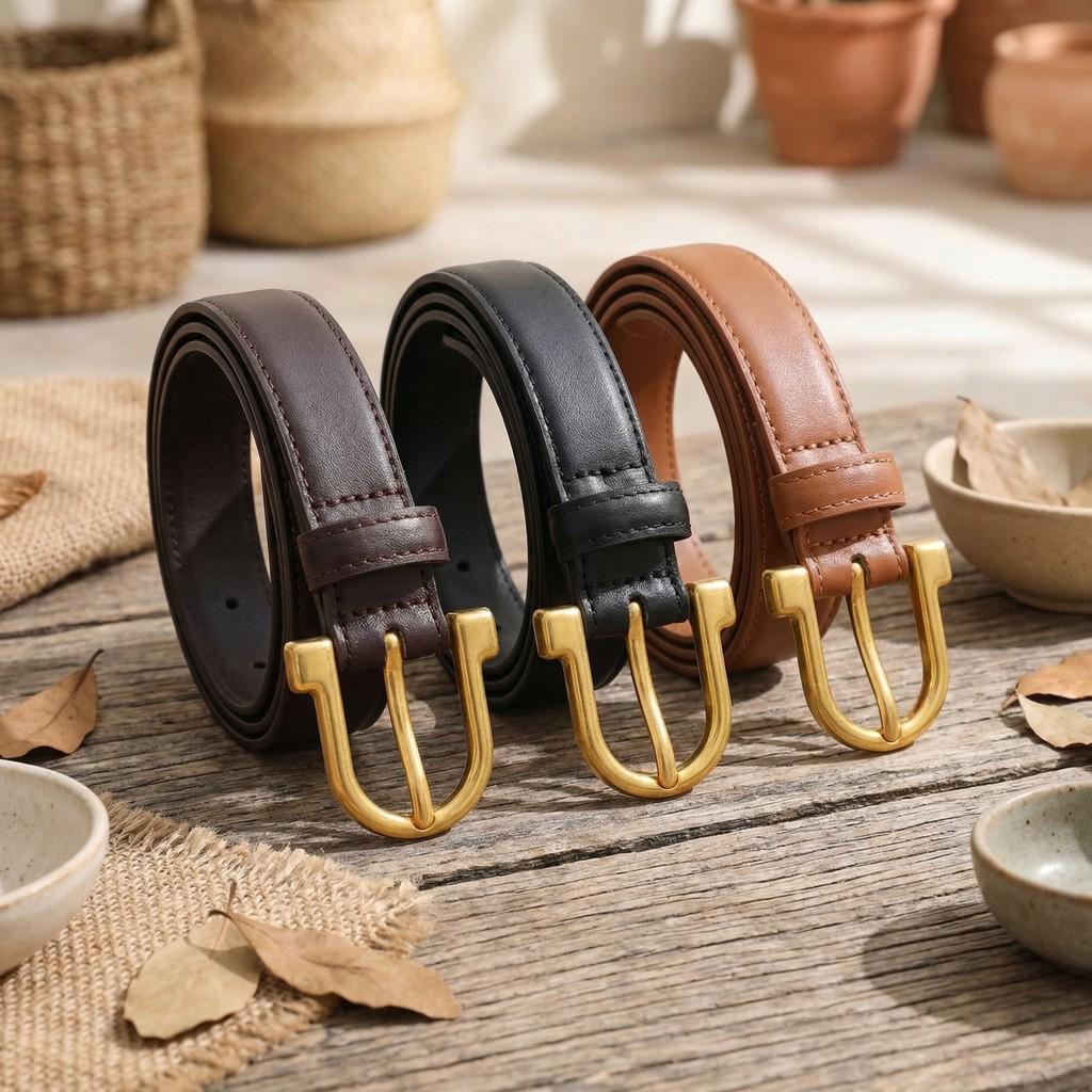 2026 Women's Versatile Korean Fashion Belt – Simple, Trendy, Casual Student Style