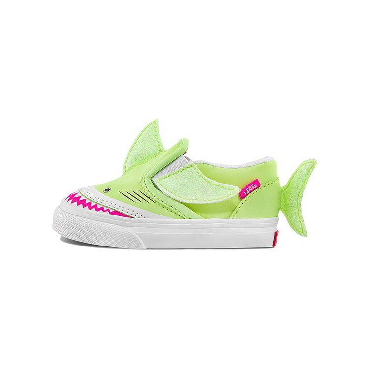 Vans Slip-On Casual Low-Top Skate Shoes Baby Sneakers Green VN0A7Q4ZBHM