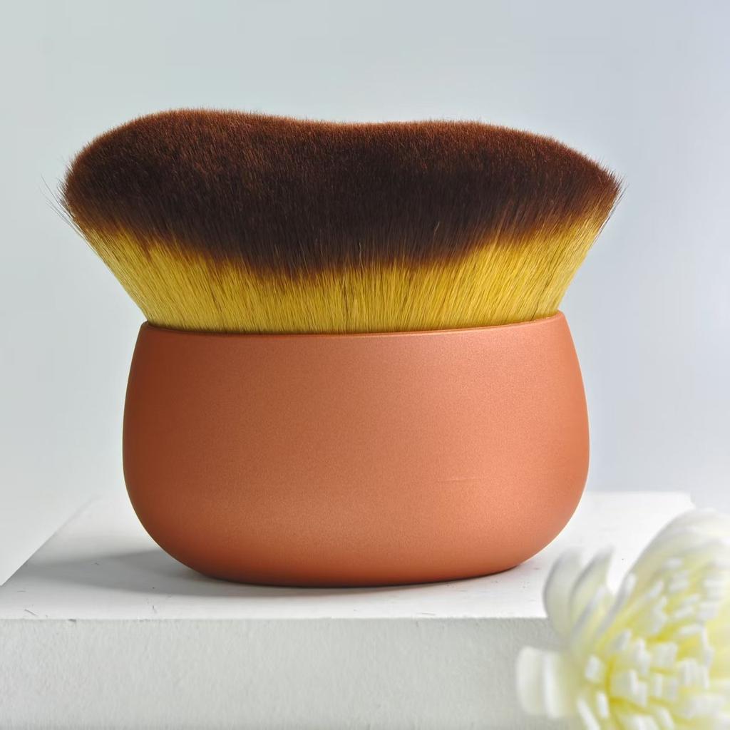 Extra Large Body Makeup Brush For Self Tanner, Leg Makeup &Bronzer BlendOval Face&Back Makeup Brush, Wet&Dry Use