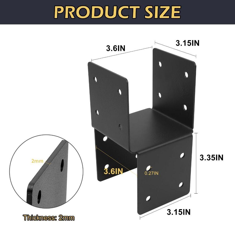 Adjustable Pergola Brackets Corrosion Resistant Bracket Support Connector Pergola Kits  Top Beam