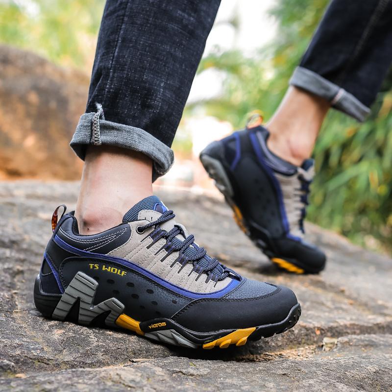 High-quality Unisex Hiking Shoes Outdoor Non-slip Men Trekking Walking Shoes Climbing Hunting Sneaker Zapatillas Trekking Mujer