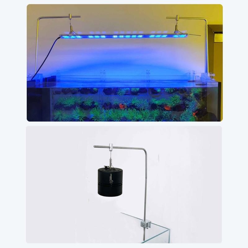 Universal Fish Tanks Lamp Mounting Frame Simple Installation Durability Aluminum Aquariums Light Support