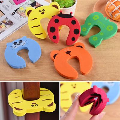 Chłopcy Dziewczynki Dziecko Blokada Karty Zwierzę Kształt Klin do Drzwi Bezpieczeństwo Dziecka Gorąca Sprzedaż Popularna Ochrona Ochraniacz Palców Dziecka Śliczny Wysoka Jakość 1 szt.