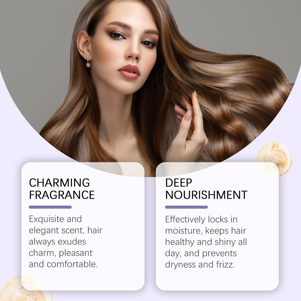 1.5ML*10PCS Perfume Hair Oil 2-in-1 Camellia Nourishment For Frizzy Hair Perfume Oil For Women