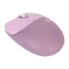 Cute Cat Wireless Mouse Mute USB Receiver Cute Portable DPI Mouse for Laptops 3-Level (Purple)