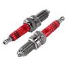 Plouluyt 3pcs D8TC 3 Electrode Spark Plug Racing Spark Plug with 3 Electrodes for