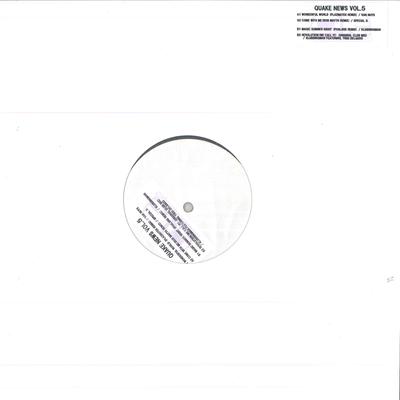 12inch Record VARIOUS  Quake News Vol. 5 QRNW5 Quake Records 2004 Japan Dance  Electronica Used