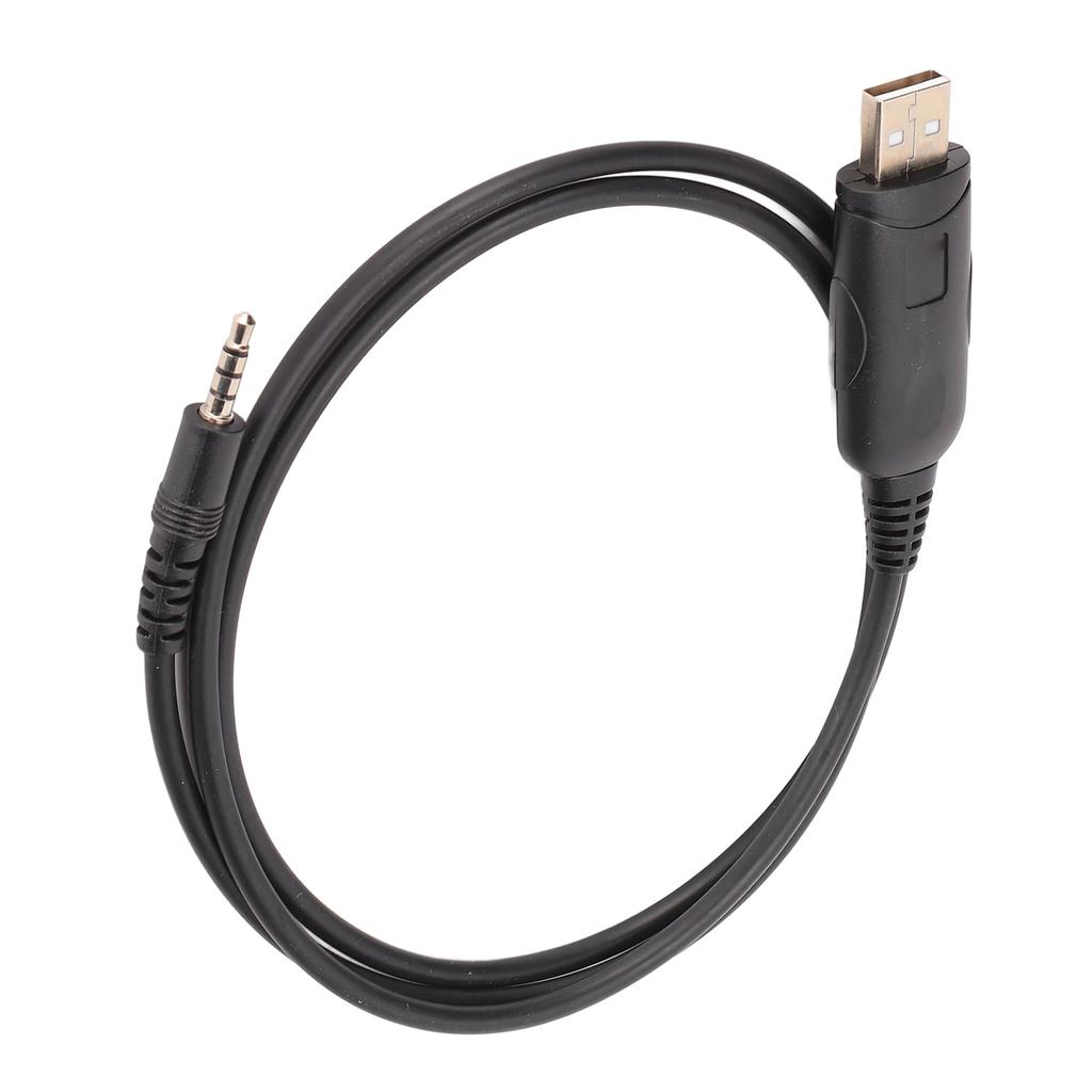 Programming Cable 3.5mm 0.14in Stable USB Write Frequency Cable for EVX‑216 EVX‑530 EVX‑531 EVX‑534 EVX‑539 CT‑106
