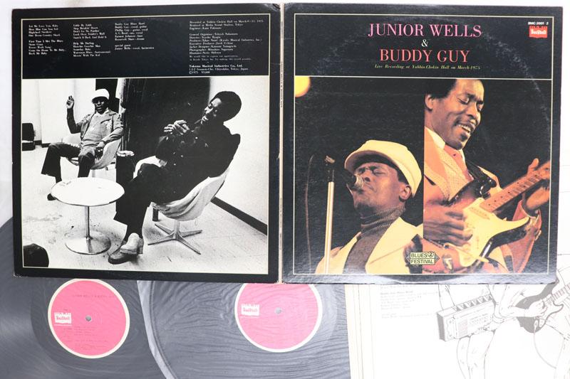 LP Record JUNIOR WELLS Live Recording At Yuhbinchokin Hal BMC2001 BOURBON 1975 Japan Blues Used