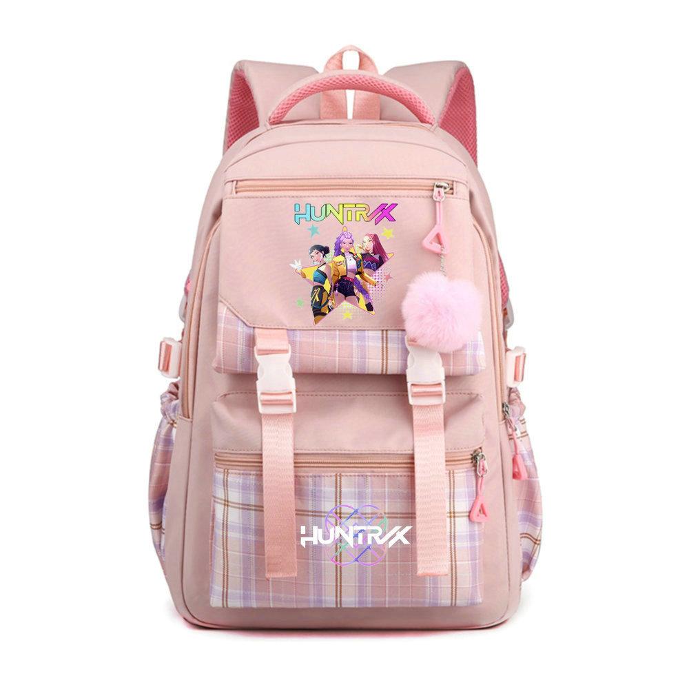 KPop Demon Hunters Everyday Backpack Printe Field Sport School Tote Capacity Outing Laptop Rucksack Gender-neutral Sling Backpack Casual