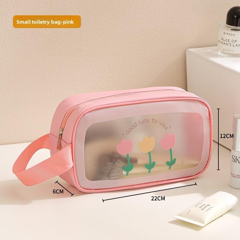 Cute Cartoon Waterproof Travel Makeup Bag Large Capacity Organizer For Girls