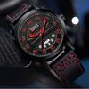Original Fashion Watch For Man Leather Date Week Quartz Men Watch Waterproof Luminous Business Men's Watches