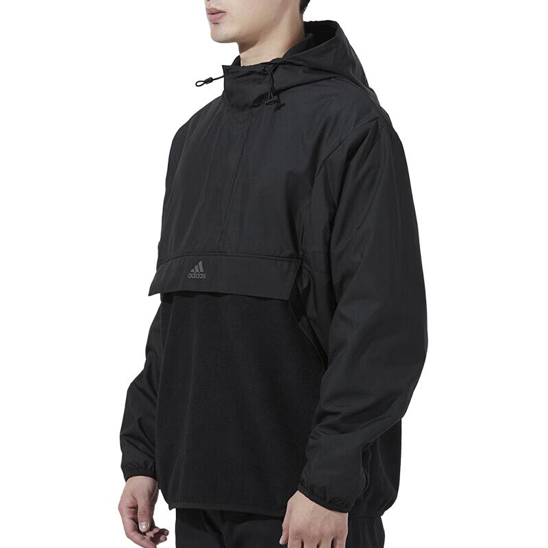 adidas Jackets Men's Black Hooded Moderate Other H39244
