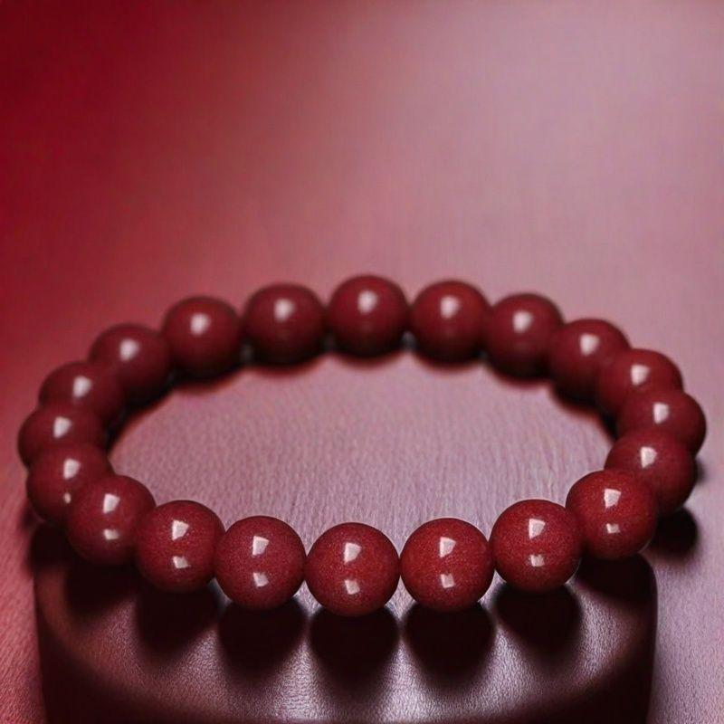 

Браслет Зодиак Киноварь: Буддийские бусины Бэньминнянь для мужчин и женщин - Восемь святых покровителей, украшения на удачу 8mm