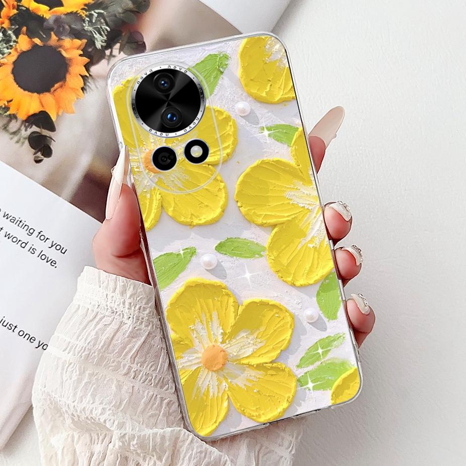 Für Huawei Nova 13 Hülle Nova12 BLK-AL00 Neue Luxus Bemalte Abdeckung Weiche Silikon Handyhülle Für Huawei Nova 12 Pro Nova13 Pro Taschen