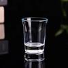 6pcs Set 31ml Luxury Thick Bottomed Liquor Goblet Thick Bottom Wine Glass Bullet Cup Transparent Small Foreign Wine Glass Gifts
