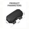 Newest Clip-On Car Sunglasses Case Anti-Scratch Glasses Durable Sunshade Box Holder Auto Sun Visor Glasses Storage Accessories