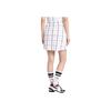 Puma Breathable Comfortable Versatile Plaid Print Slim Fit Casual Skirt Women skirts White 597893-02