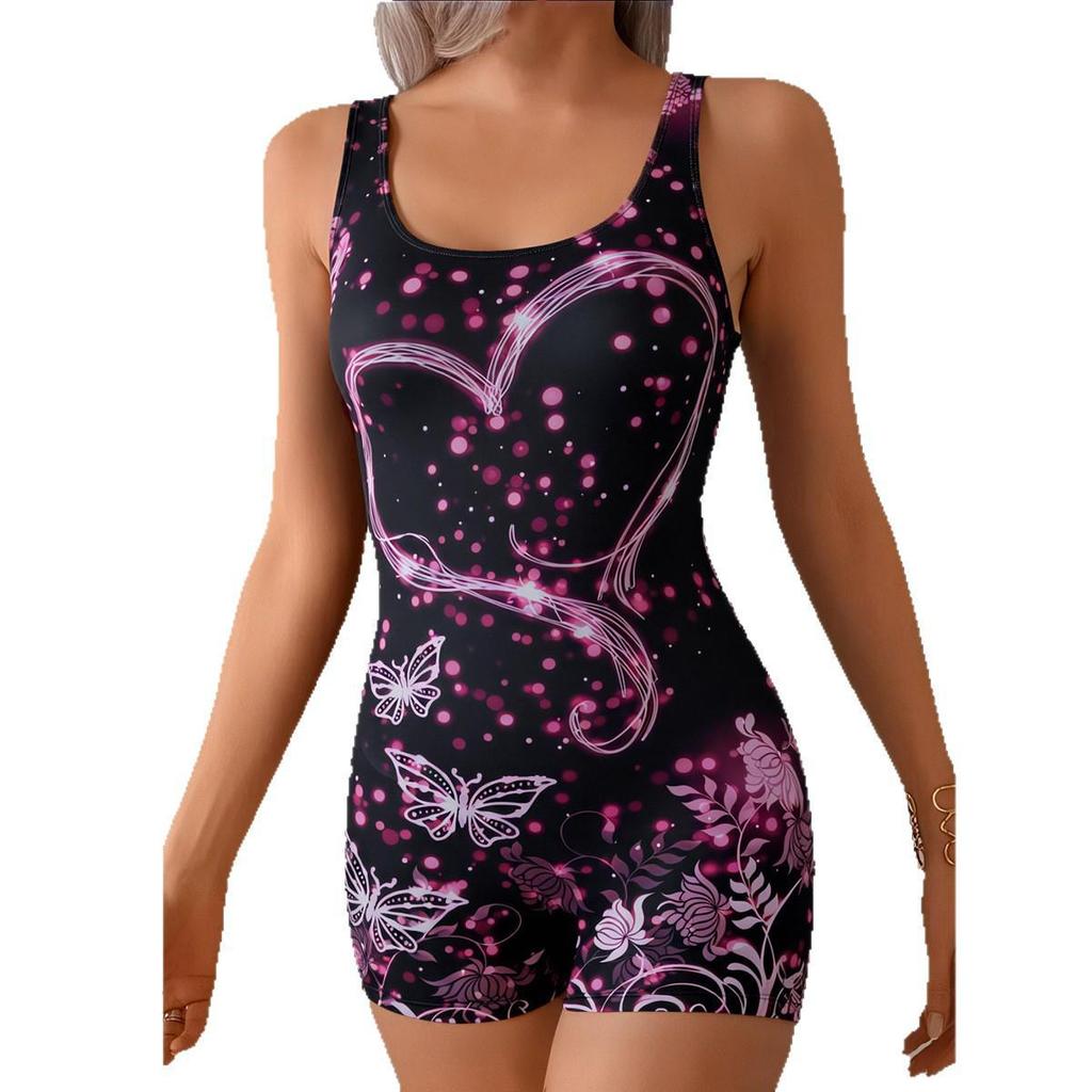 2026 Damen Einteiler Boyleg Sportlicher Strand Badeanzug - Europäischer & Amerikanischer Stil