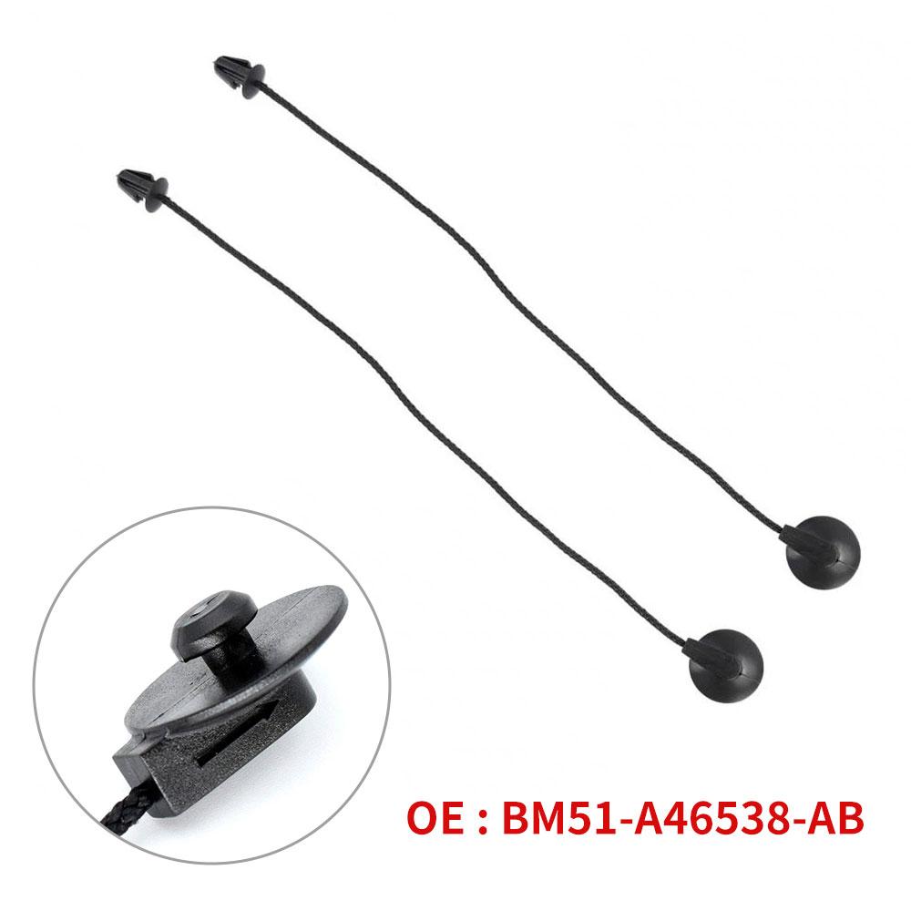 

2 пары чехлов для полки для посылок Ford Focus MK3 2011-18 с зажимами для шнура чёрный