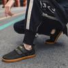 Fashion Leisure sports shoes Flat bottomed comfortable adult style Breathable street walking tourism Black and white minimalist shoes