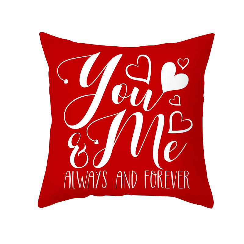 New Valentine's Day Theme Pillow Cover Home Pillow Cushion Cover