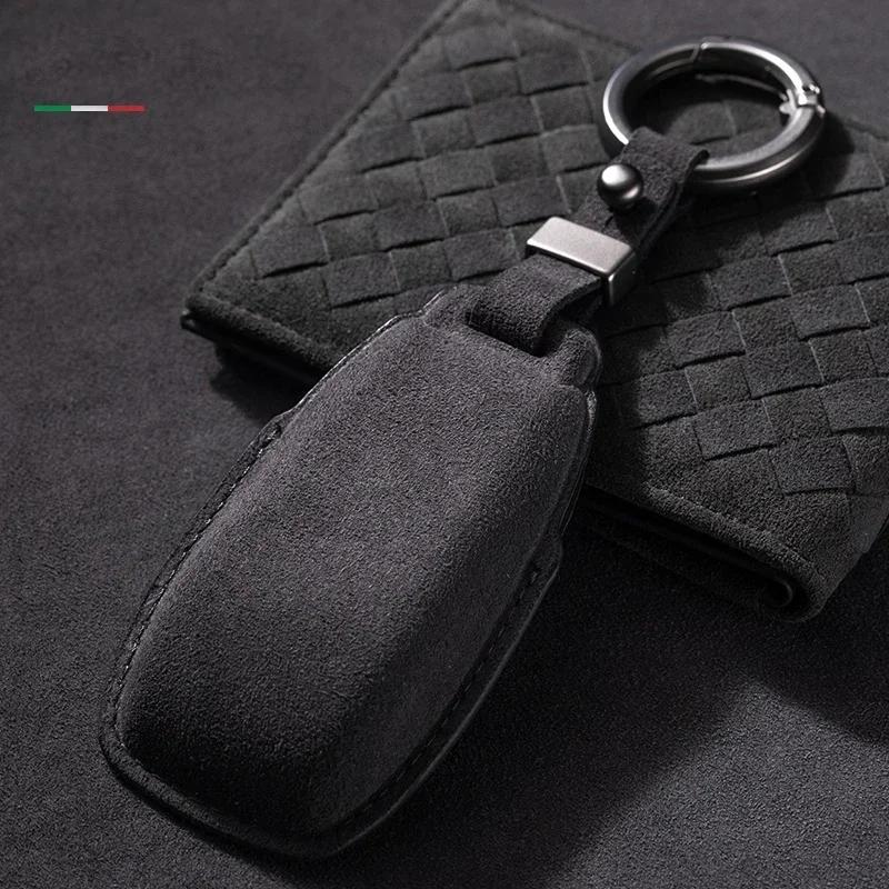 Interior Mouldings For Mercedes Benz A C E S Class GLC CLA AMG W177 W204 W205 W212 W213 W176 Car Accessories Alcantara Car Key C