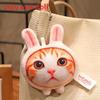Cat Fan Cute 3d Plush Cat Pillow Soft Sofa Cushion Gift For Girls