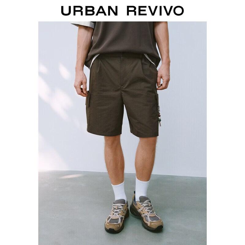 Men s Casual Cargo Shorts with Beaded Ornament 29