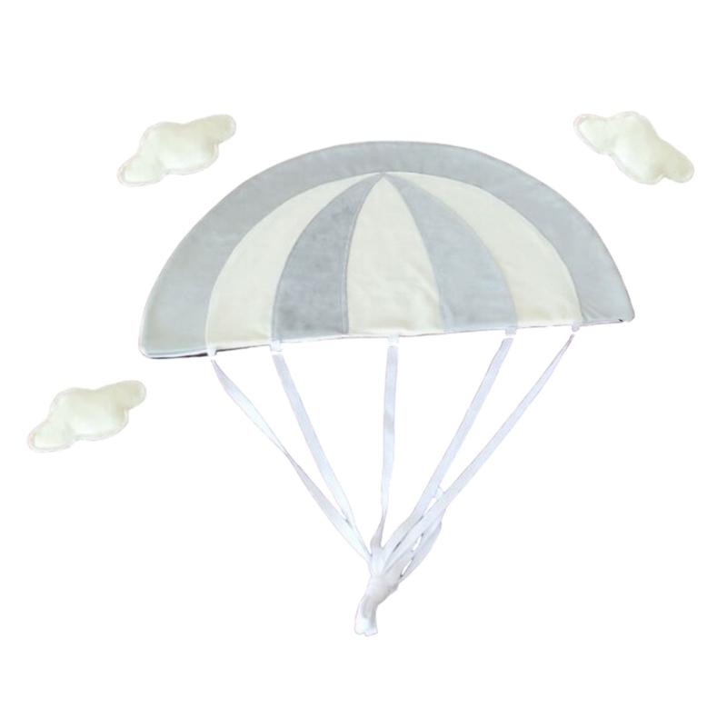 

Photography Props for Baby Mini Parachute Cloud Props Newborn Photo Posing Furniture Photoshoot Props Shower Party Decor серый