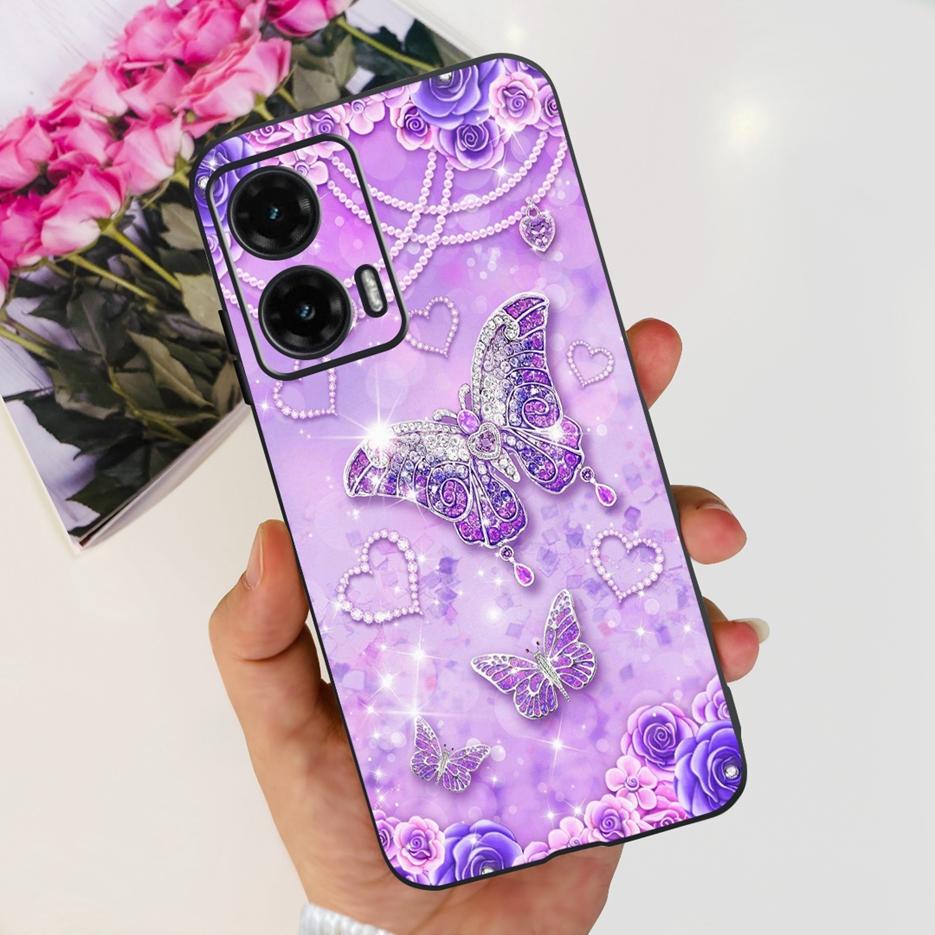 For Motorola Moto G35 G55 G85 Case Cute Painted Cover Matte Phone Case For Moto G85 G 35 G55 MotoG35 MotoG55 MotoG85 Soft Fundas