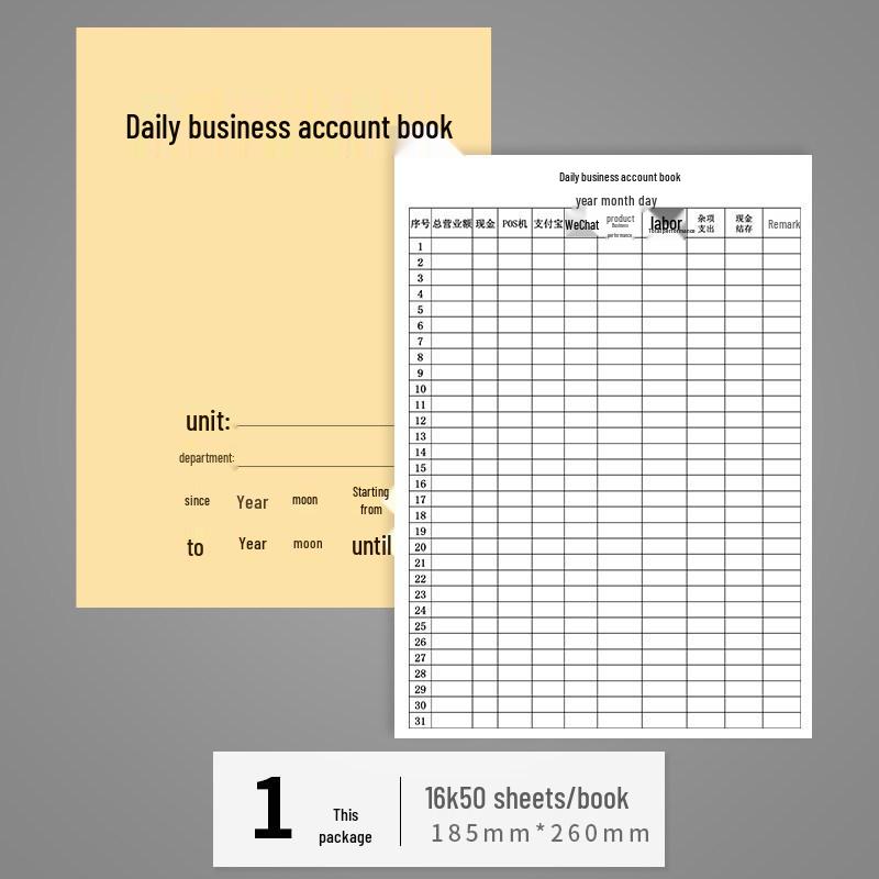 2026 Daily Financial Management Notebook: Family Expense & Sales Organizer