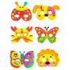 8Pcs Cartoon Animal Painting Masks Diy Color Kindergarten Graffiti Coloring Crafts Toys Children Creative Hand-Painted Fun Toys