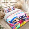 Set Biancheria da Letto True E Il Regno dell'Arcobaleno, 1 Copripiumino & 2 Federe Morbido Confortevole Camera da Letto Tessile per la Casa Decor