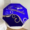 Chapéu de Formatura e Porta-Diploma Formandos com Guarda-chuva de Abertura Automática - Design Dobrável, Estrutura de Ferro, Uso Externo, Presente Perfeito para Fãs,