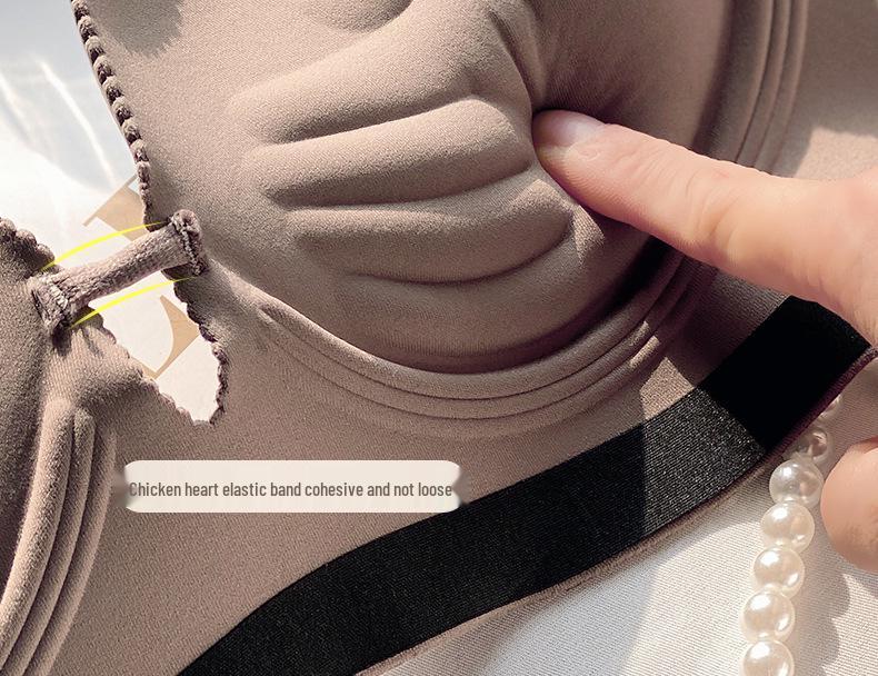 Women's Seamless Strapless Anti-Sagging Half-Cup Bra - Small Chest Enhancing, Non-Slip, Thickened, Sexy, Summer Style