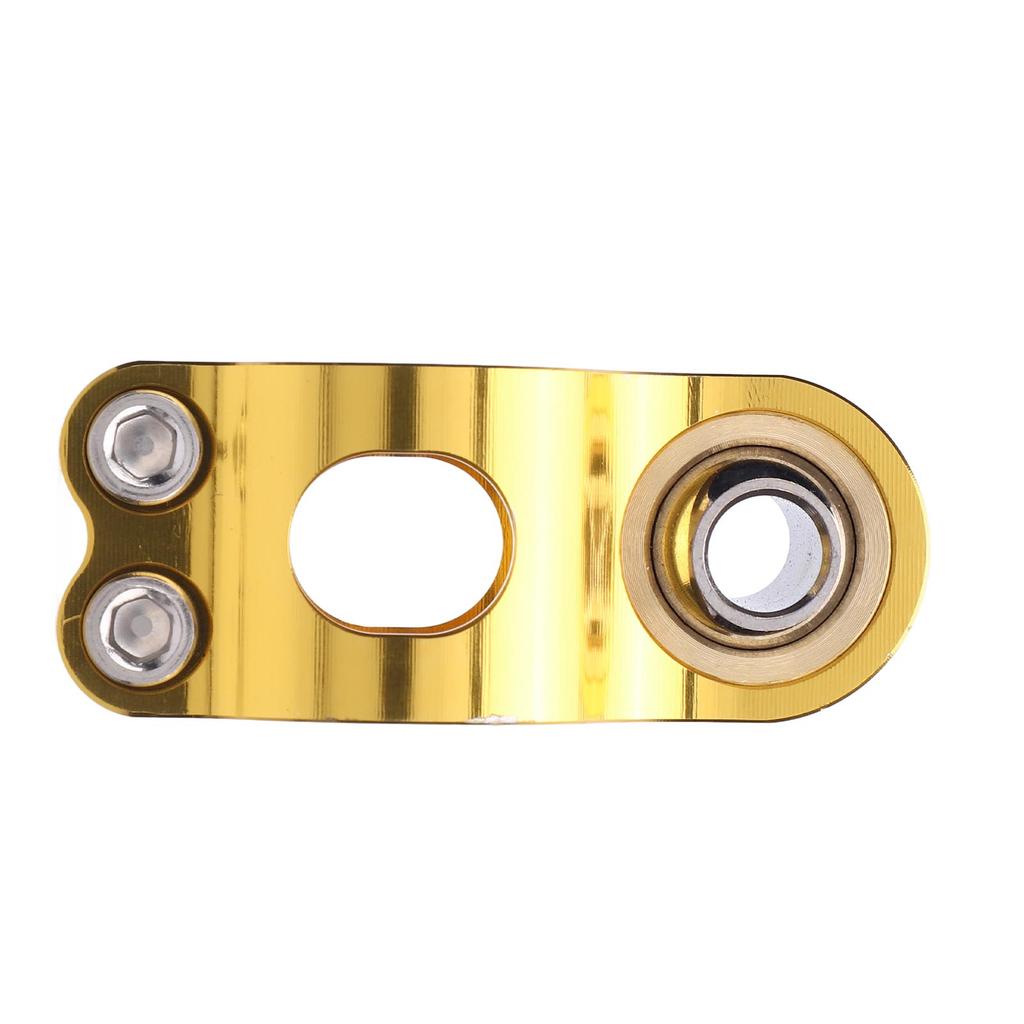 Motorcycle Damper Fork Bracket Support Holder CNC Anodized Vibrations Reduction Lightweight Steering Damper Fork Frame Mounting Clamp Gold