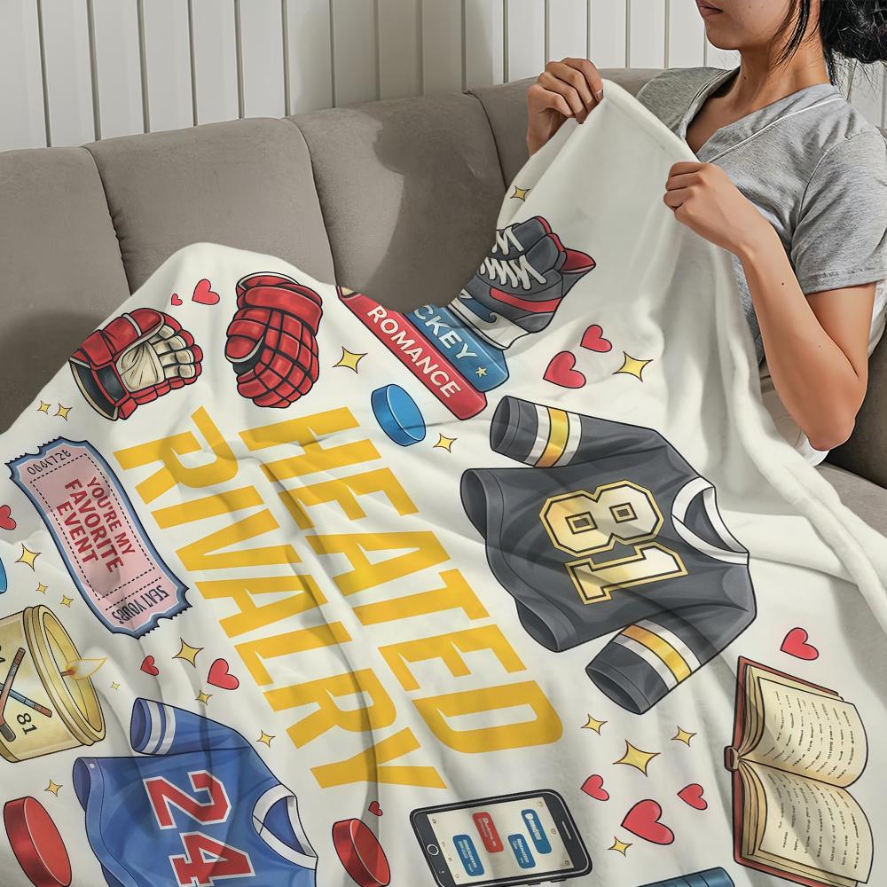 Heated Rivalry TV 81 24 Blanket For Soft Throw Blanket for Picnic Bed Sofa Home Bedroom Cozy Warm Comfortable