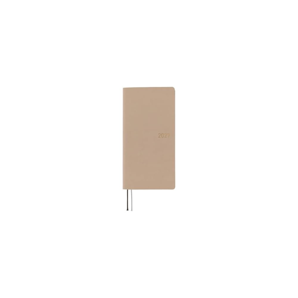 Hobonichi Techo 2027 Weeks Smooth Cafe au Lait, January Start, Weekly Planner, Weekly Left-Hand