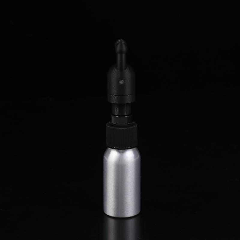 Auslaufsicherer Ätherisches Öl Inhalator – Aluminiumflasche mit Silikonkappe für Aromatherapie und Parfüm