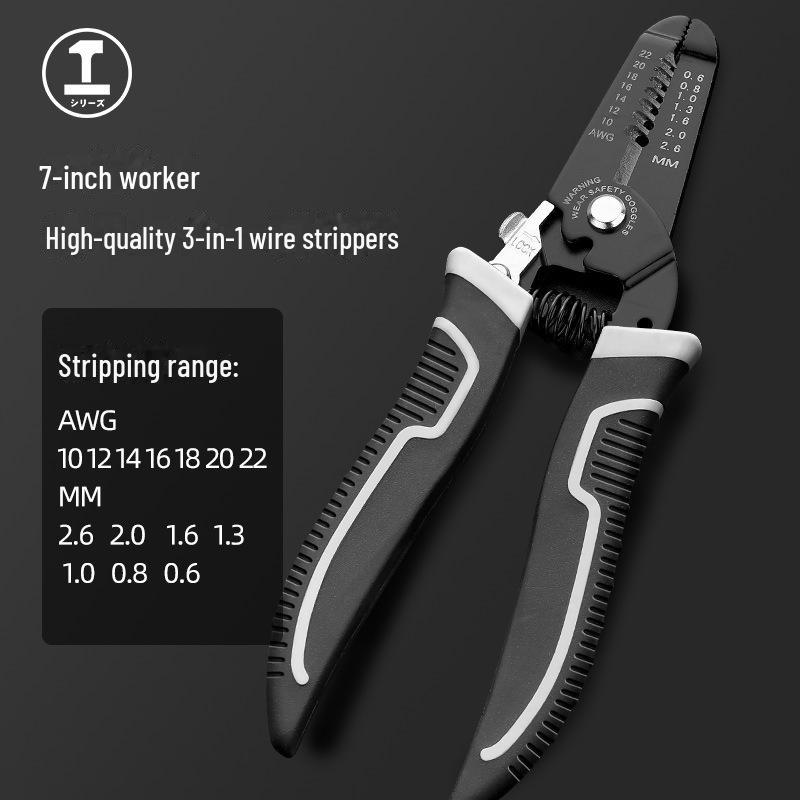 Green Forest Multi-Function Electrician's Wire Stripping and Cutting Pliers