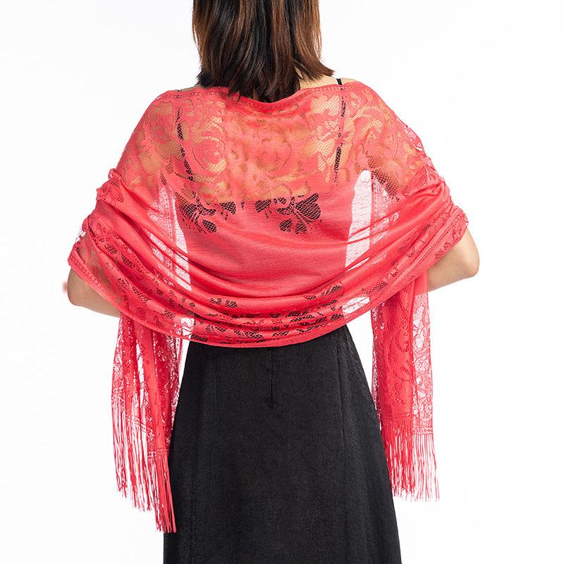 Lace Evening Shawl for Brides, Bridesmaids, and Parties