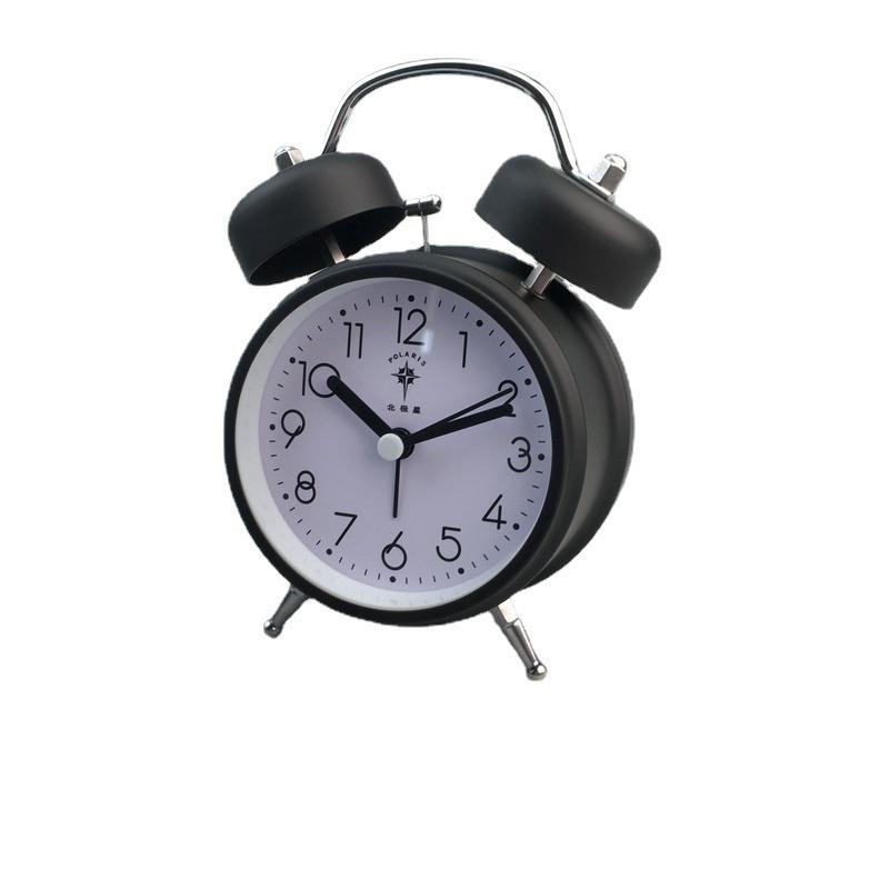 Polaris Metal Ringing Alarm Clock Big Ringtone Metal Double Ringing Clock Candy Color Student Alarm Clock