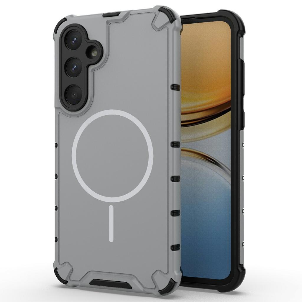 Pro Samsung Galaxy A55 5G Magnetický kryt Odvod tepla Nárazuvzdorný Zadní kryt telefonu TPU + PC